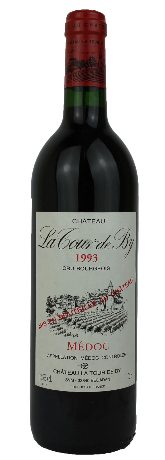 【空き瓶】Chateau Latour 1993 Chateau la Tour de By 1993 Medoc, Cru Bourgeois | Vintage Wine and